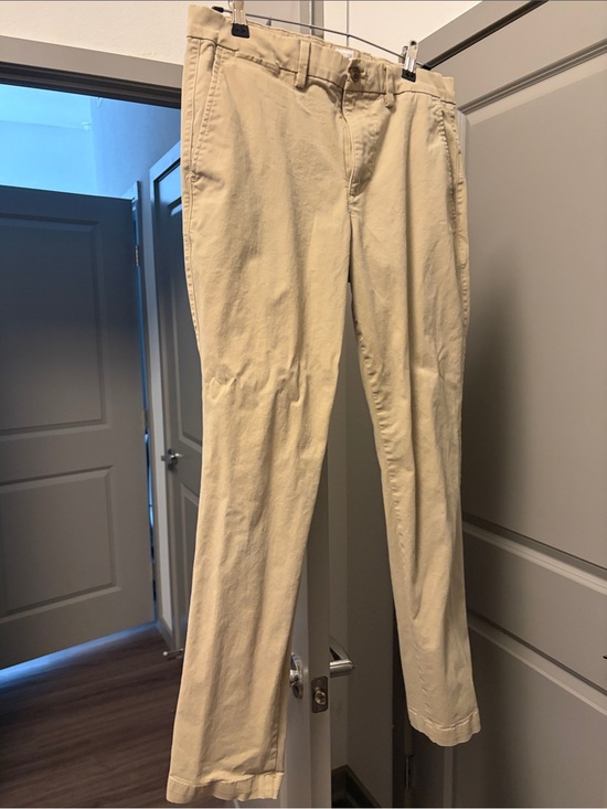 GAP Other - GAP Beige Straight-Leg Chinos